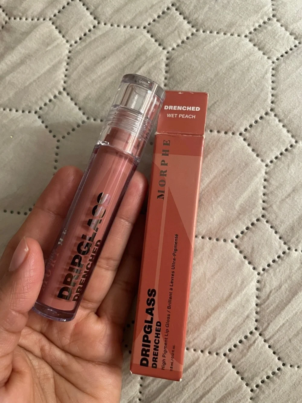 Morphe Dripglass Drenched Lip Gloss - Warm Brown